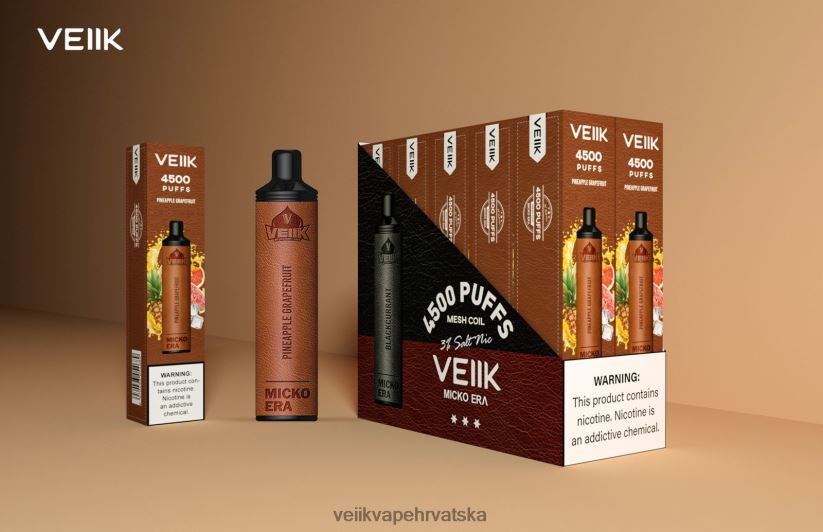 VEIIK Micko Era 4500 udisaja jednokratno 30 mg ananas grejpfrut X8XLL46 | VEIIK Pod Hrvatska