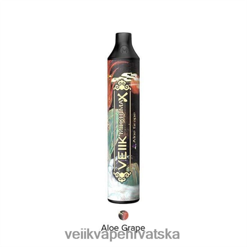 VEIIK Micko Max jednokratni vape 1500 dimova aloe grožđa X8XLL416 | VEIIK Pod Hrvatska