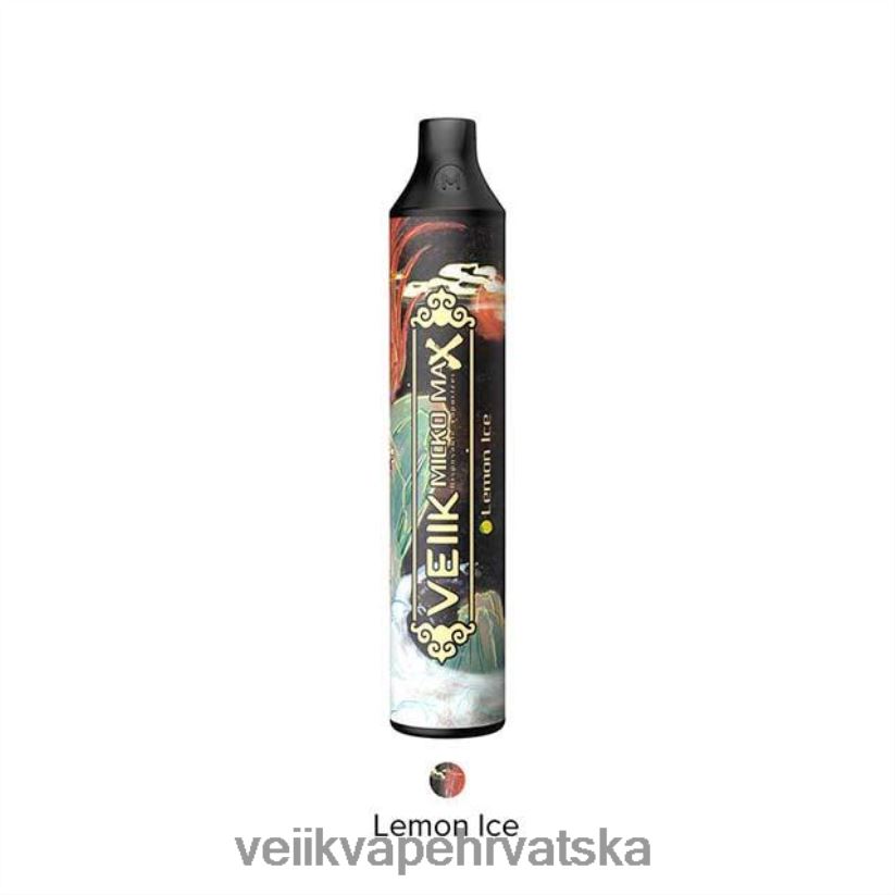 VEIIK Micko Max jednokratni vape 1500 dimova led od limuna X8XLL417 | VEIIK E Liquid