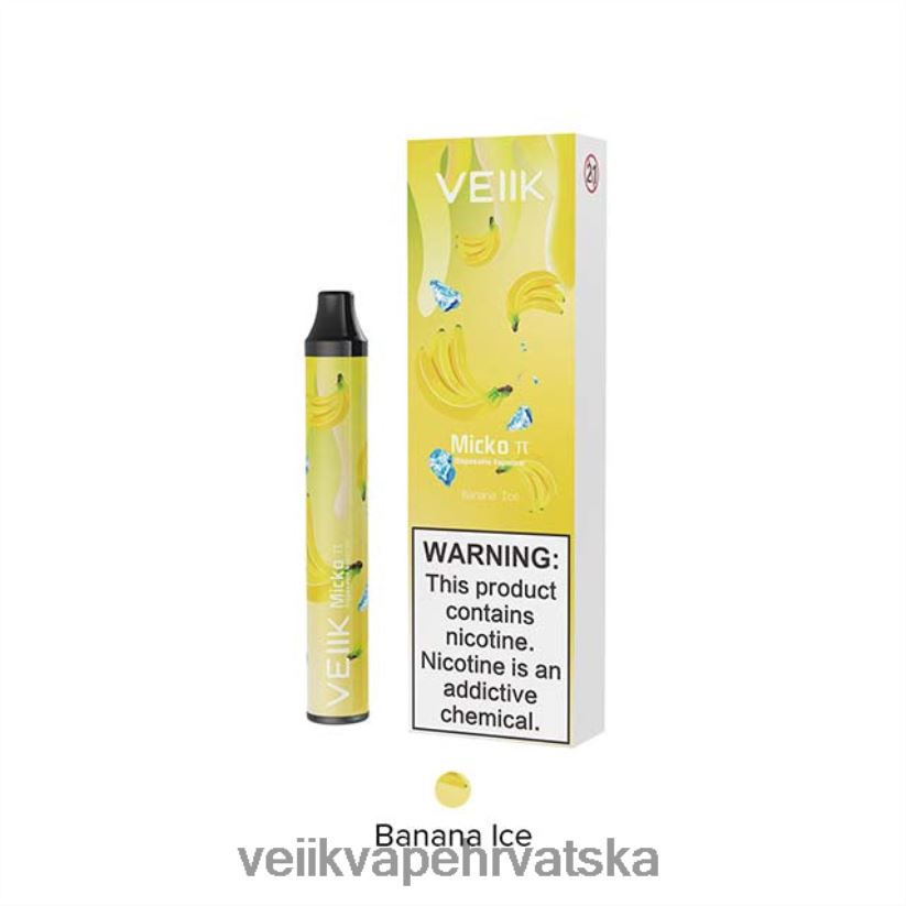 VEIIK Micko Pie jednokratni vape 600 dimova led od banane X8XLL425 | VEIIK Micko Q Hrvatska