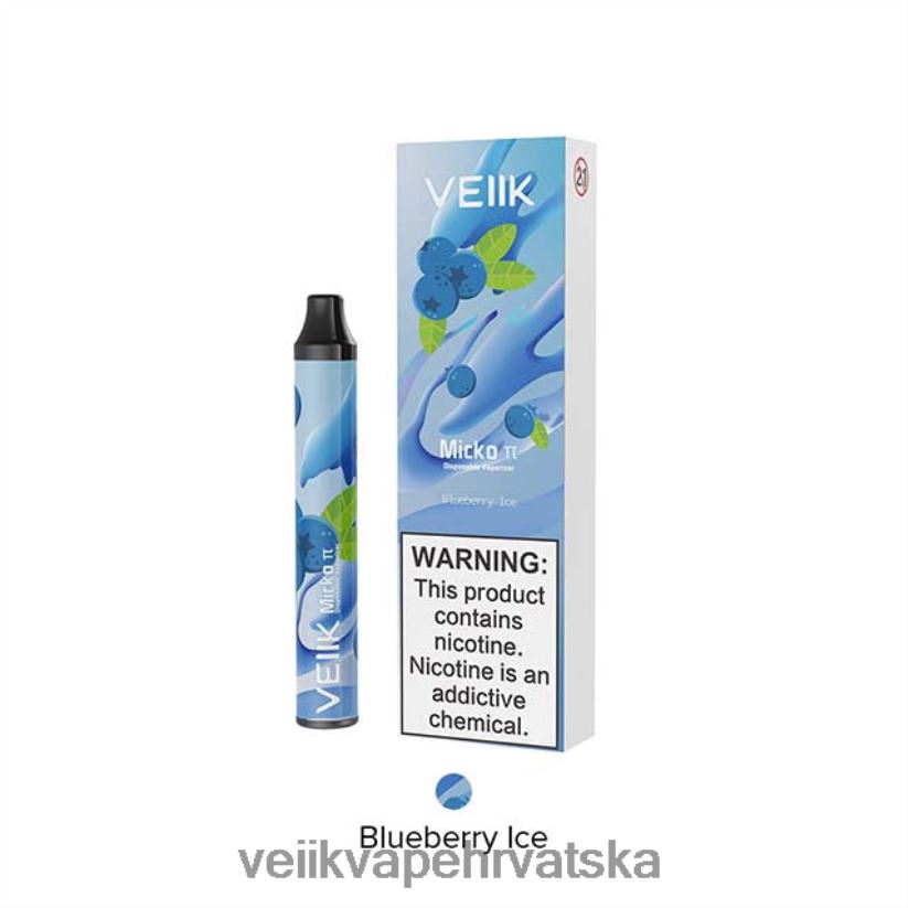 VEIIK Micko Pie jednokratni vape 600 dimova led od borovnice X8XLL424 | VEIIK Vape Price