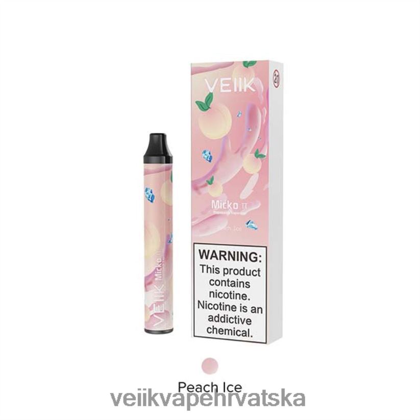 VEIIK Micko Pie jednokratni vape 600 dimova led od breskve X8XLL420 | VEIIK Moos Pod Hrvatska