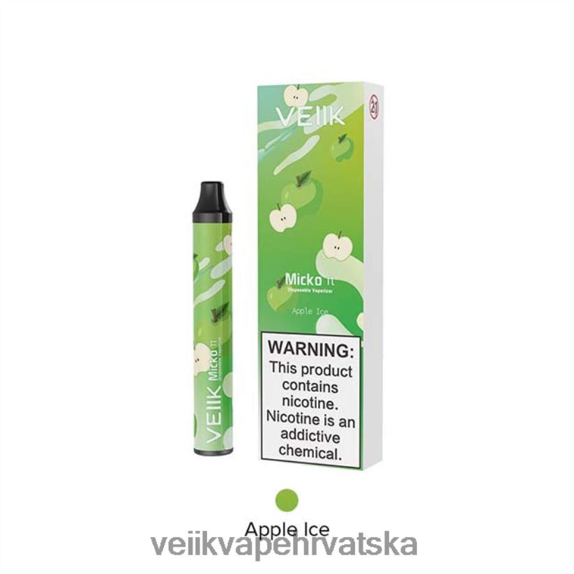 VEIIK Micko Pie jednokratni vape 600 dimova led od jabuka X8XLL419 | VEIIK Airo Pod Kit