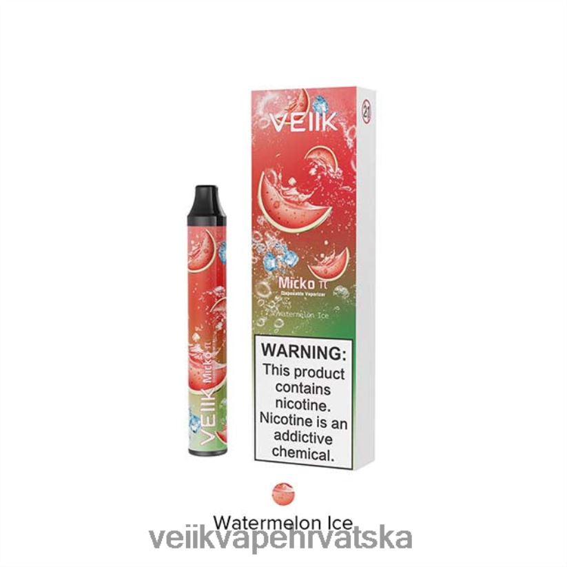 VEIIK Micko Pie jednokratni vape 600 dimova led od lubenice X8XLL421 | VEIIK Vape Hrvatska