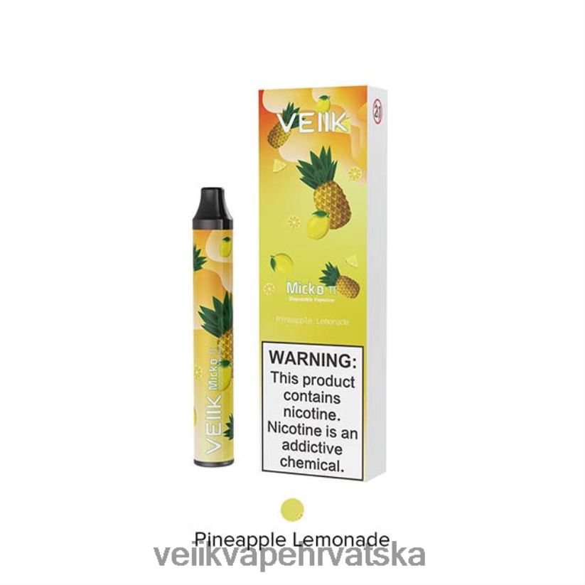 VEIIK Micko Pie jednokratni vape 600 dimova limunada od ananasa X8XLL427 | VEIIK E Liquid