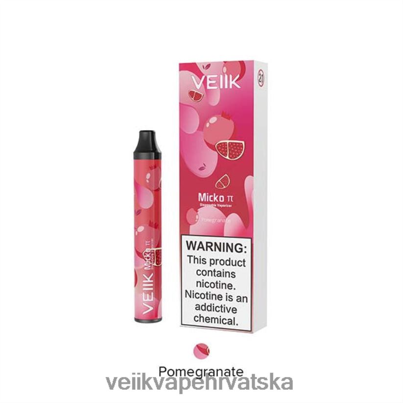 VEIIK Micko Pie jednokratni vape 600 dimova nar X8XLL423 | VEIIK Vape Review