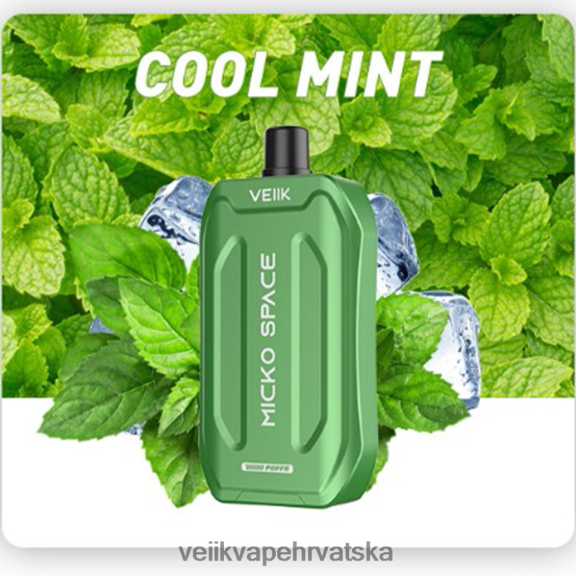 VEIIK Micko Space jednokratni vape 7000 dimova hladna menta X8XLL436 | VEIIK Pod Hrvatska