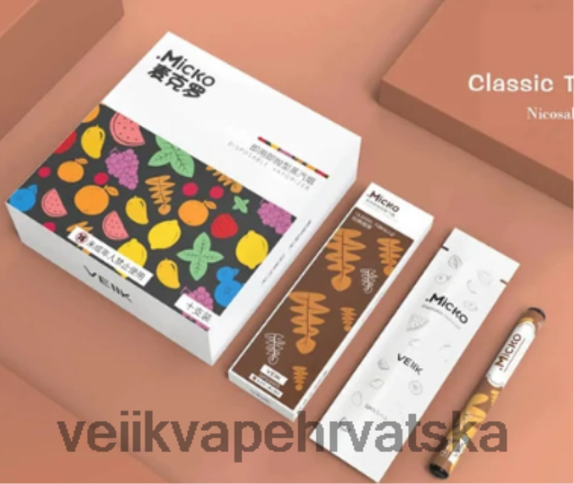 VEIIK Micko jednokratni vape 400 puffs 310mah 10kom više okusa X8XLL456 | VEIIK Pod Hrvatska